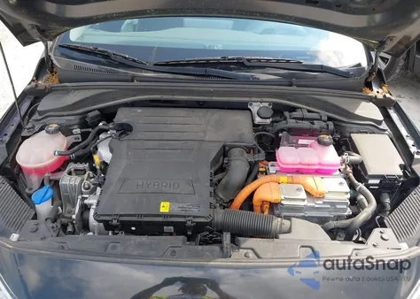 2020 Hyundai Ioniq Hybrid Blue z USA, uszkodzony, nr VIN KMHC65LC8LU239139